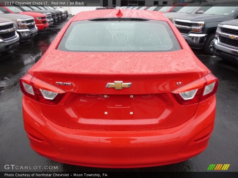 Red Hot / Jet Black 2017 Chevrolet Cruze LT