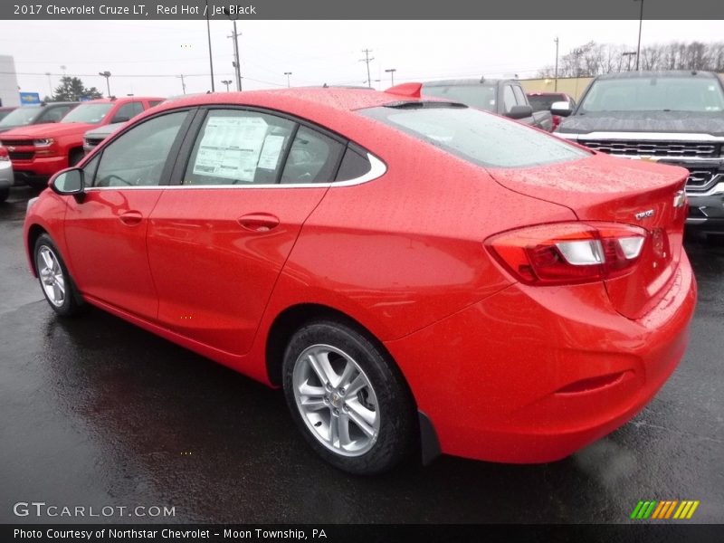 Red Hot / Jet Black 2017 Chevrolet Cruze LT