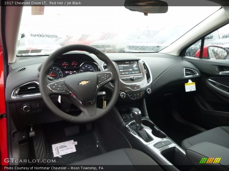 Red Hot / Jet Black 2017 Chevrolet Cruze LT