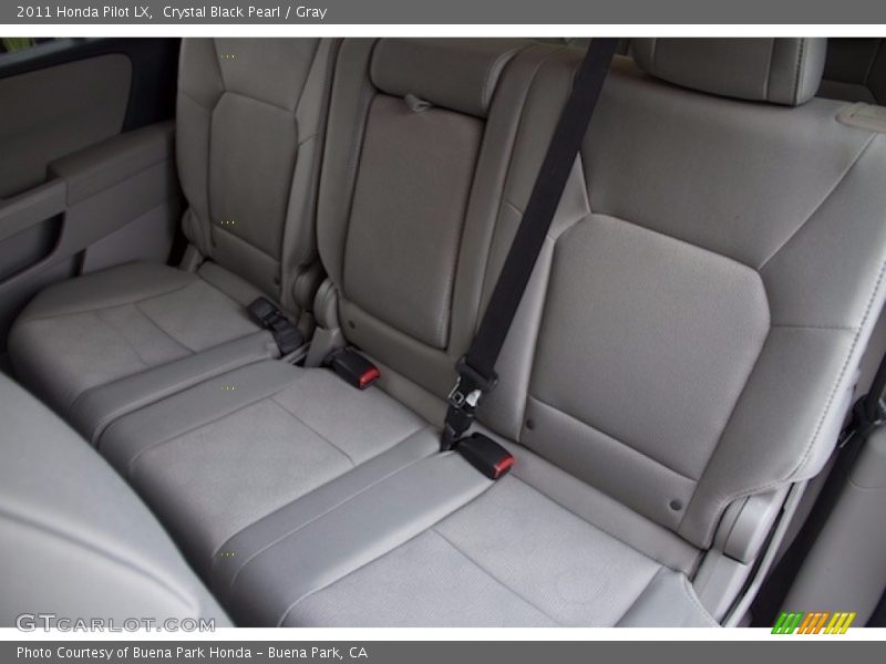 Crystal Black Pearl / Gray 2011 Honda Pilot LX
