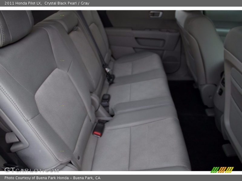 Crystal Black Pearl / Gray 2011 Honda Pilot LX