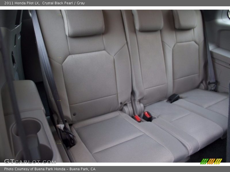 Crystal Black Pearl / Gray 2011 Honda Pilot LX