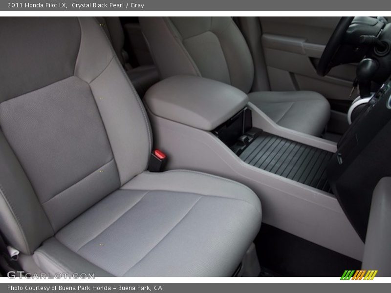 Crystal Black Pearl / Gray 2011 Honda Pilot LX