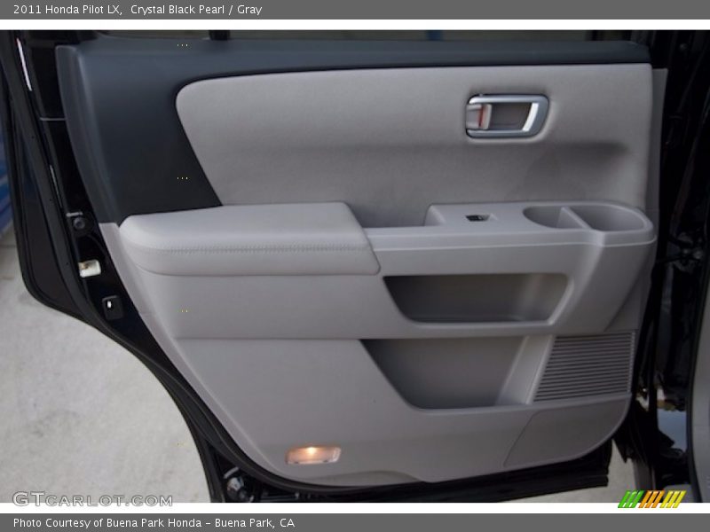 Crystal Black Pearl / Gray 2011 Honda Pilot LX