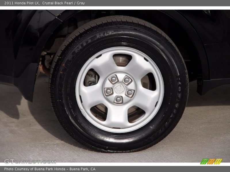 Crystal Black Pearl / Gray 2011 Honda Pilot LX
