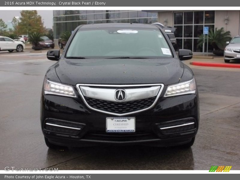 Crystal Black Pearl / Ebony 2016 Acura MDX Technology