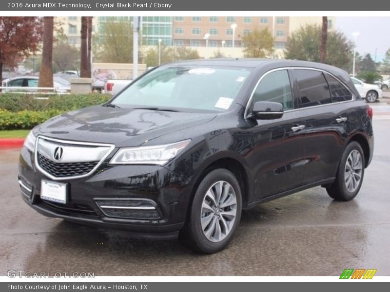 Crystal Black Pearl / Ebony 2016 Acura MDX Technology