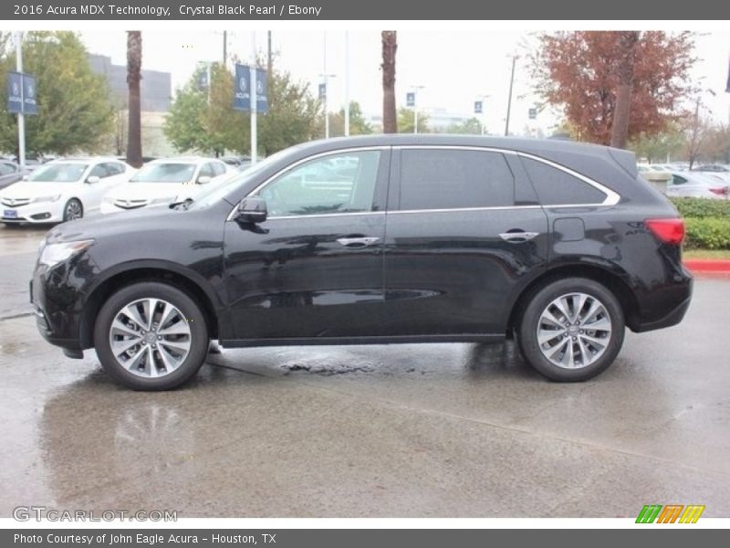 Crystal Black Pearl / Ebony 2016 Acura MDX Technology