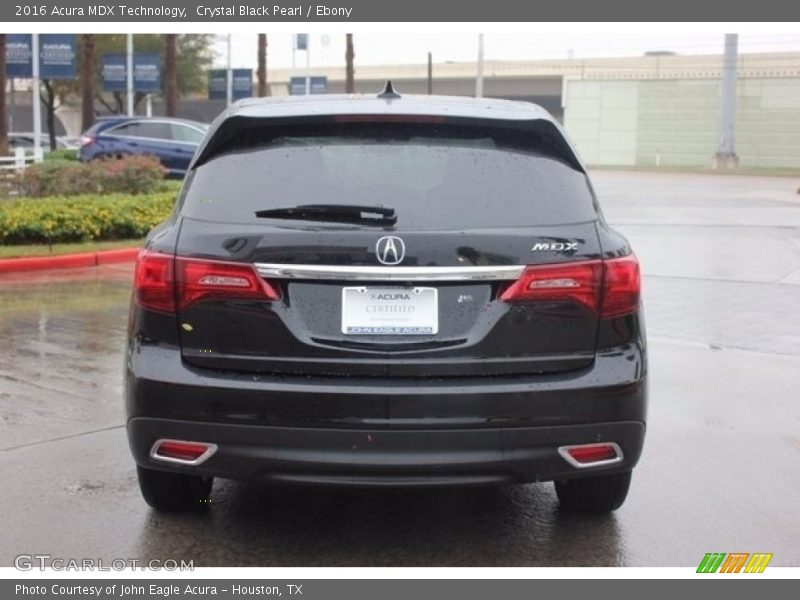 Crystal Black Pearl / Ebony 2016 Acura MDX Technology