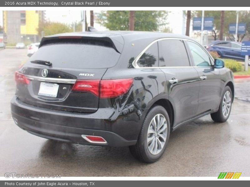 Crystal Black Pearl / Ebony 2016 Acura MDX Technology