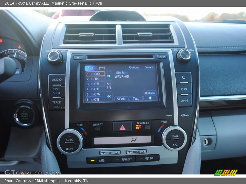 Magnetic Gray Metallic / Ash 2014 Toyota Camry XLE
