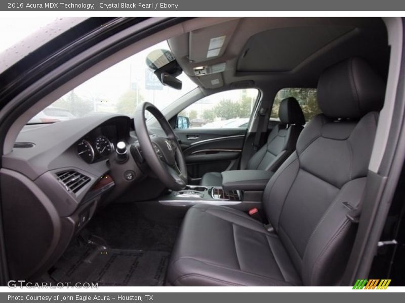 Crystal Black Pearl / Ebony 2016 Acura MDX Technology