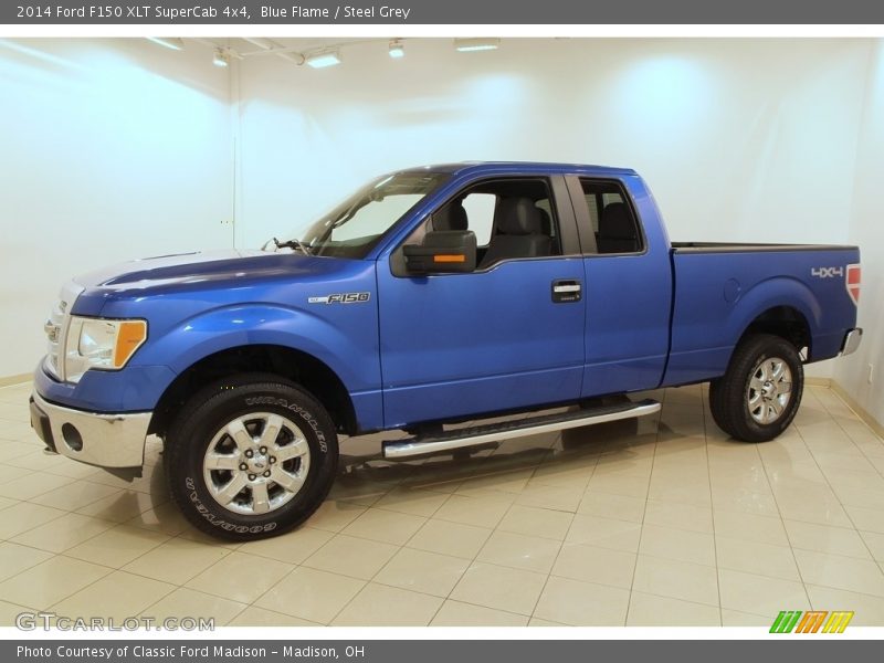 Blue Flame / Steel Grey 2014 Ford F150 XLT SuperCab 4x4