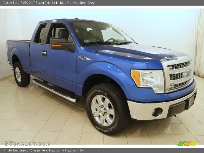 Blue Flame / Steel Grey 2014 Ford F150 XLT SuperCab 4x4
