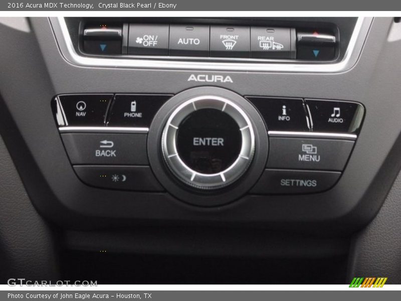 Crystal Black Pearl / Ebony 2016 Acura MDX Technology