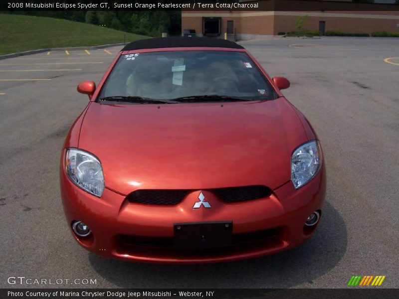 Sunset Orange Pearlescent / Terra Cotta/Charcoal 2008 Mitsubishi Eclipse Spyder GT