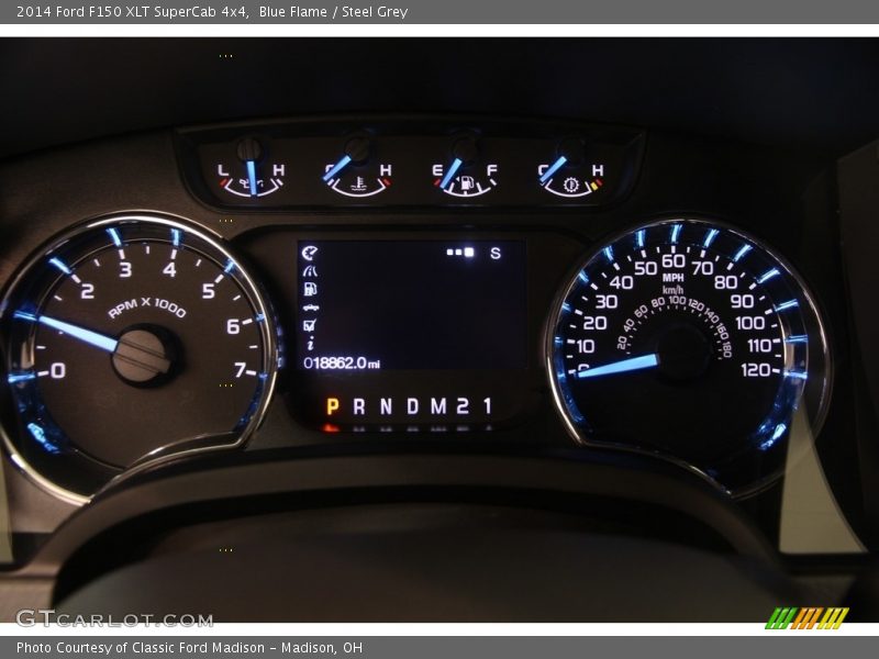 Blue Flame / Steel Grey 2014 Ford F150 XLT SuperCab 4x4