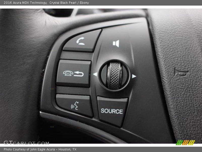 Crystal Black Pearl / Ebony 2016 Acura MDX Technology