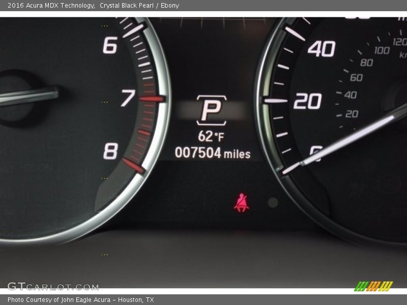 Crystal Black Pearl / Ebony 2016 Acura MDX Technology