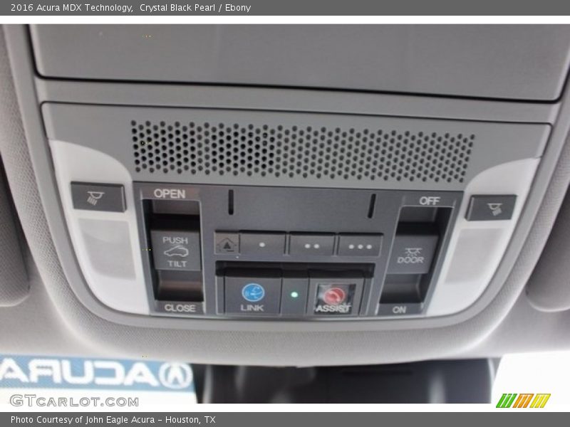 Crystal Black Pearl / Ebony 2016 Acura MDX Technology