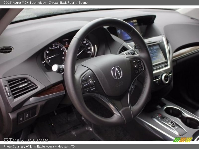 Crystal Black Pearl / Ebony 2016 Acura MDX Technology