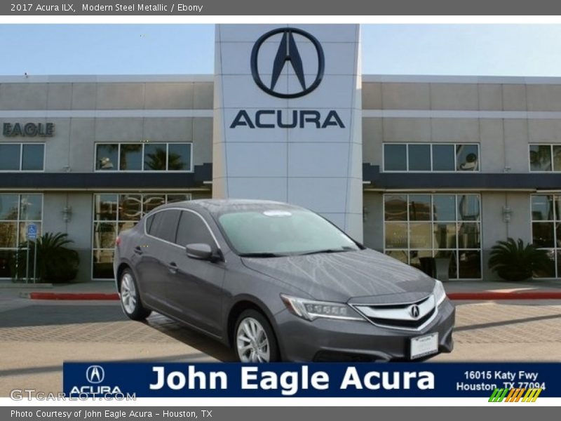 Modern Steel Metallic / Ebony 2017 Acura ILX