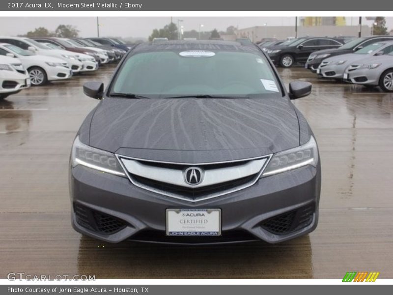 Modern Steel Metallic / Ebony 2017 Acura ILX