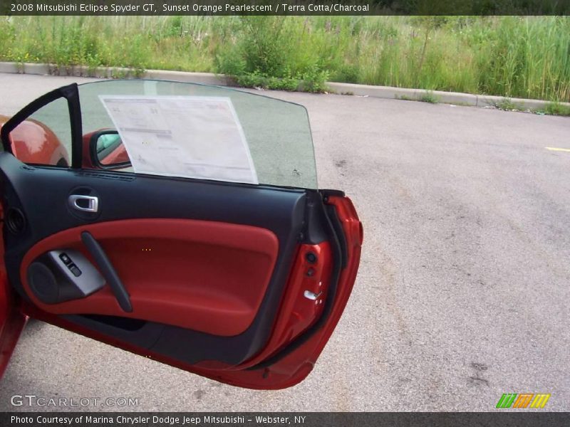 Sunset Orange Pearlescent / Terra Cotta/Charcoal 2008 Mitsubishi Eclipse Spyder GT