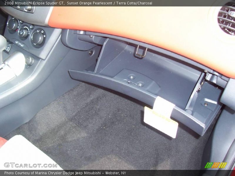 Sunset Orange Pearlescent / Terra Cotta/Charcoal 2008 Mitsubishi Eclipse Spyder GT
