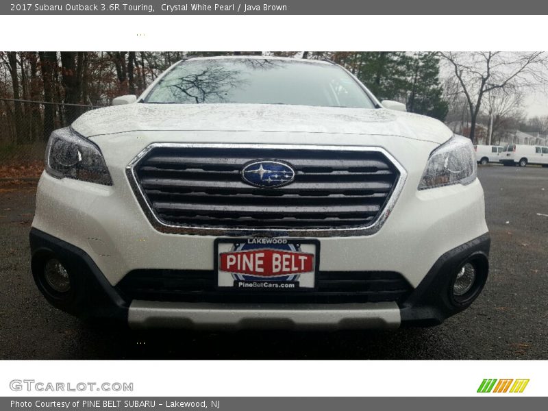 Crystal White Pearl / Java Brown 2017 Subaru Outback 3.6R Touring