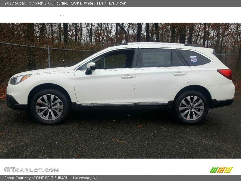 Crystal White Pearl / Java Brown 2017 Subaru Outback 3.6R Touring