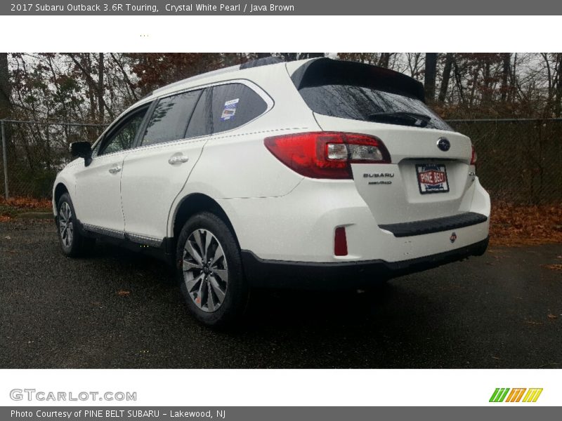 Crystal White Pearl / Java Brown 2017 Subaru Outback 3.6R Touring
