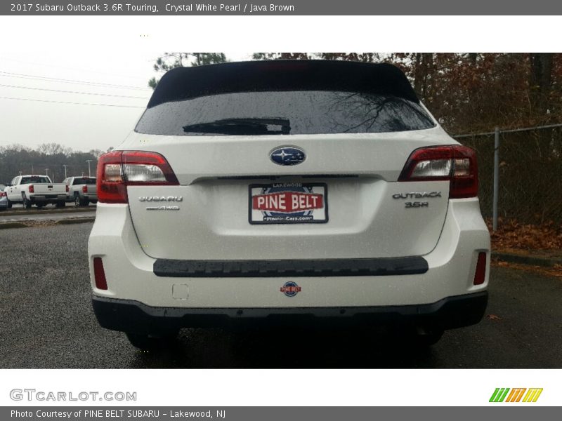 Crystal White Pearl / Java Brown 2017 Subaru Outback 3.6R Touring