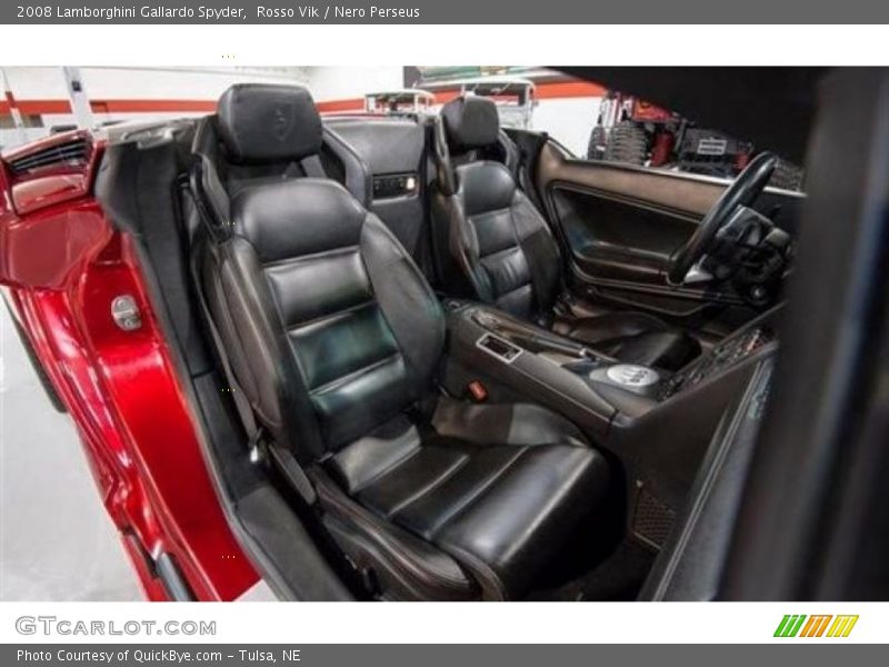 Rosso Vik / Nero Perseus 2008 Lamborghini Gallardo Spyder