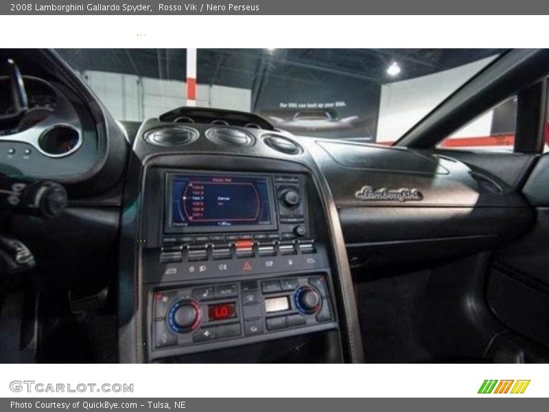 Rosso Vik / Nero Perseus 2008 Lamborghini Gallardo Spyder