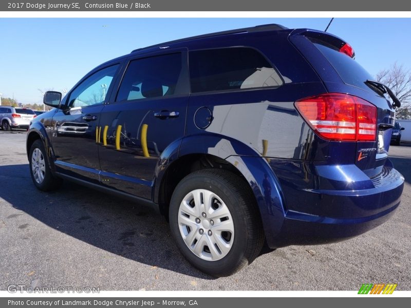 Contusion Blue / Black 2017 Dodge Journey SE