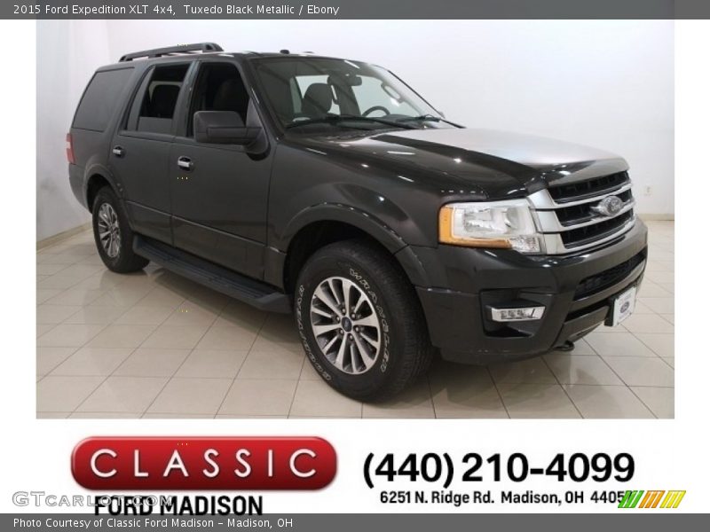 Tuxedo Black Metallic / Ebony 2015 Ford Expedition XLT 4x4
