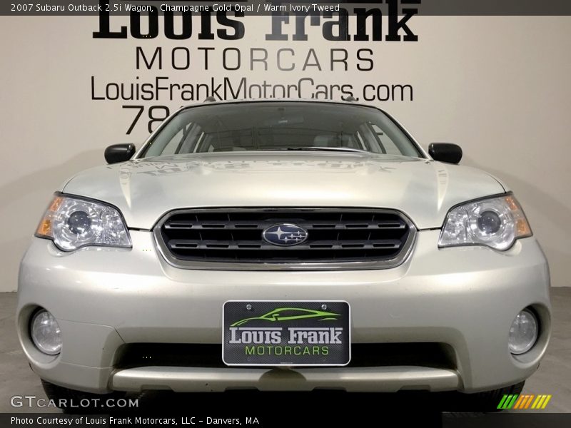 Champagne Gold Opal / Warm Ivory Tweed 2007 Subaru Outback 2.5i Wagon