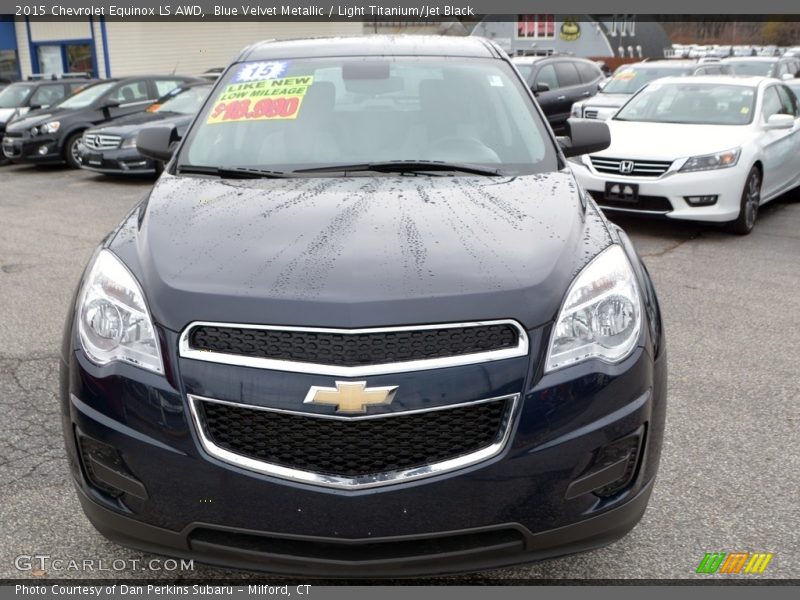 Blue Velvet Metallic / Light Titanium/Jet Black 2015 Chevrolet Equinox LS AWD