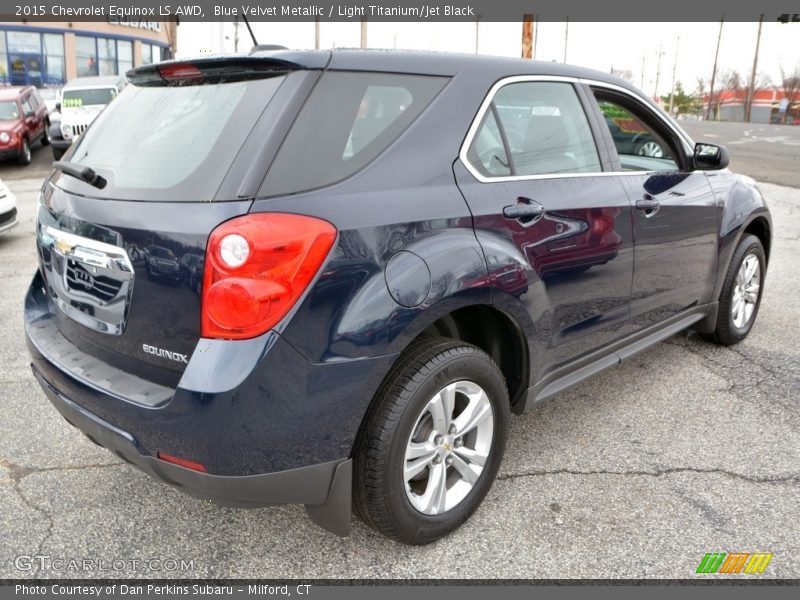 Blue Velvet Metallic / Light Titanium/Jet Black 2015 Chevrolet Equinox LS AWD
