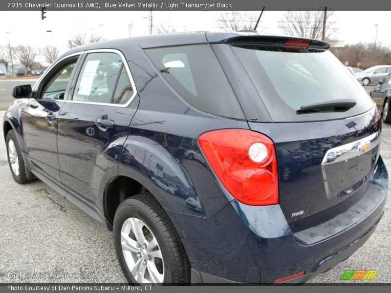 Blue Velvet Metallic / Light Titanium/Jet Black 2015 Chevrolet Equinox LS AWD