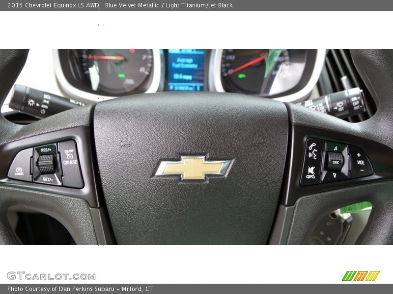 Blue Velvet Metallic / Light Titanium/Jet Black 2015 Chevrolet Equinox LS AWD