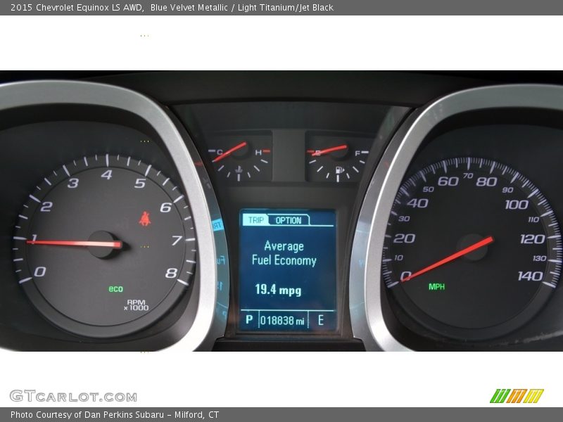 Blue Velvet Metallic / Light Titanium/Jet Black 2015 Chevrolet Equinox LS AWD