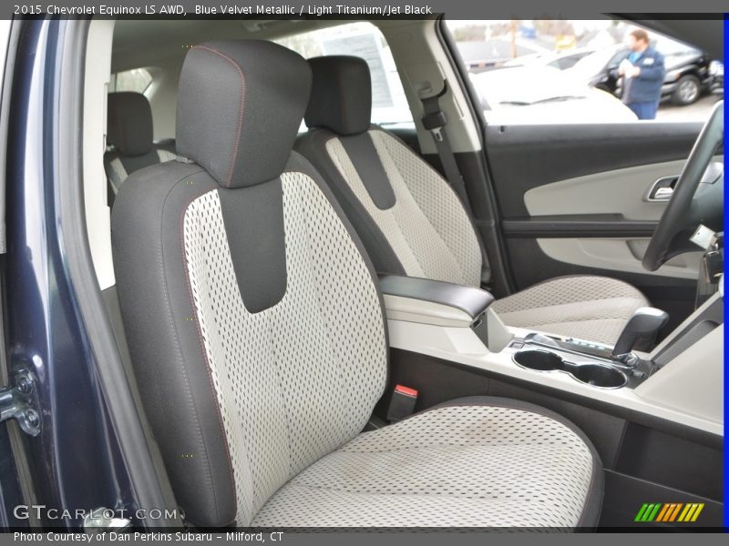 Blue Velvet Metallic / Light Titanium/Jet Black 2015 Chevrolet Equinox LS AWD