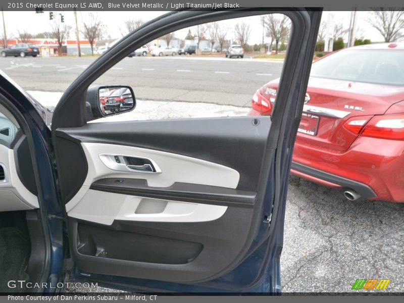 Blue Velvet Metallic / Light Titanium/Jet Black 2015 Chevrolet Equinox LS AWD