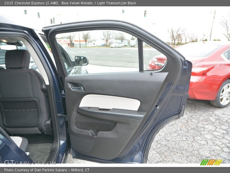 Blue Velvet Metallic / Light Titanium/Jet Black 2015 Chevrolet Equinox LS AWD
