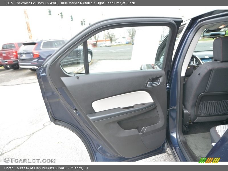 Blue Velvet Metallic / Light Titanium/Jet Black 2015 Chevrolet Equinox LS AWD