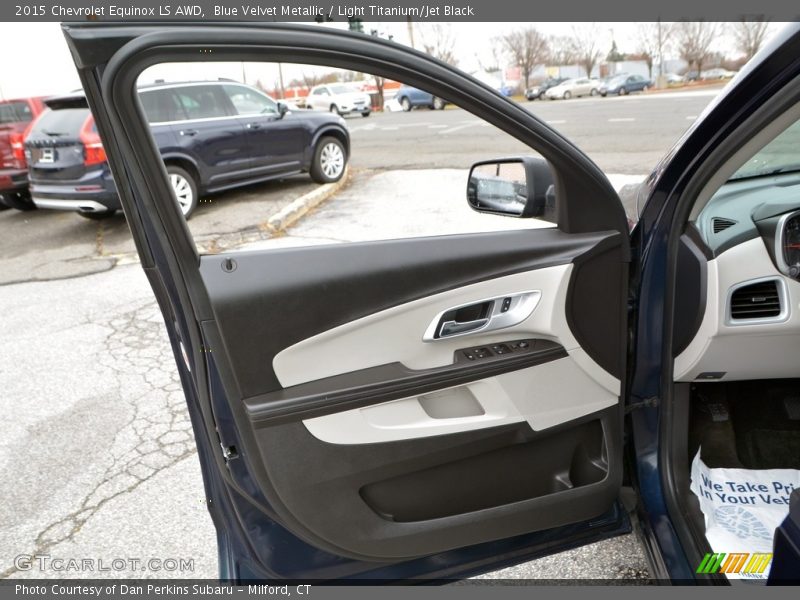 Blue Velvet Metallic / Light Titanium/Jet Black 2015 Chevrolet Equinox LS AWD
