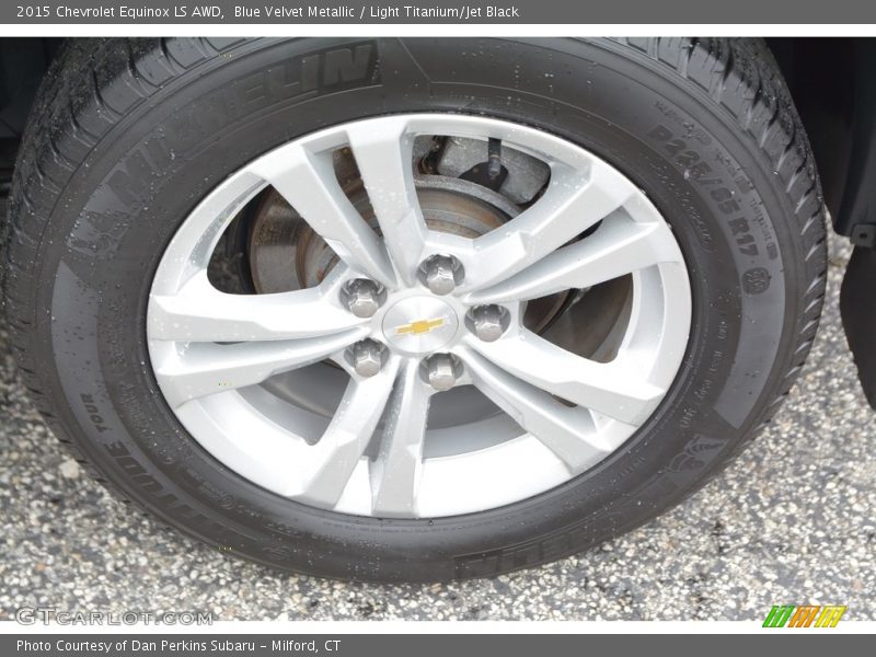 Blue Velvet Metallic / Light Titanium/Jet Black 2015 Chevrolet Equinox LS AWD