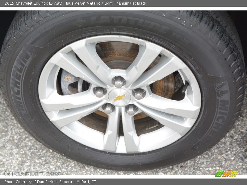Blue Velvet Metallic / Light Titanium/Jet Black 2015 Chevrolet Equinox LS AWD